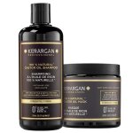 Kerargan duo anti - chute & masque huile de ricin 2x500ml