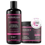 Kerargan duo et masque � la k�ratine cheveux ab�m�s 2x500ml