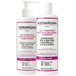 Kerargan duo volumisant et apr�s - shampoing biotine & collag�ne 2x250ml
