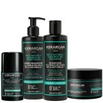 Kerargan ensemble hydratant � l'huile de coco cheveux secs 3x250ml + 1x50ml