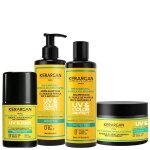 Kerargan ensemble protection uv et couleur � l'huile de marula 3x250ml + 1x50ml