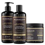 Kerargan trio anti - chute � l'huile de ricin 3x500ml