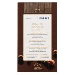 Korres coloration permanente 7. 17 blond beige huile d'argan