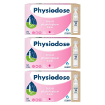 Laboratoires gilbert physiodose sérum physiologique stérile lot de 3 x 30 unités Laboratoires gilbert physiodose sérum physiologique stérile lot de 3 x 30 unités