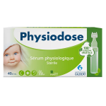 Laboratoires gilbert physiodose s�rum physiologique st�rile plastique v�g�tal 40 x 5ml