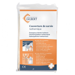 Laboratoires gilbert premiers secours couverture de survie isothermique