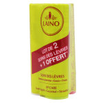Laino soin des lèvres stick pomme coco fraise 3 unités Laino soin des lèvres stick pomme coco fraise 3 unités