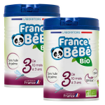 Lait 3me ge croissance france bb bio - lot de 2 x 800g