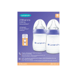 Lansinoh 2 biberons et ttines naturalwave  160ml