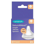 Lansinoh momma naturalwave t�tine d�bit lent x2