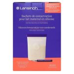 Lansinoh sachets de conservation de lait maternel en silicone x 5