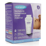 Lansinoh sachets pour le lait maternel boite de 50 Lansinoh sachets pour le lait maternel boite de 50