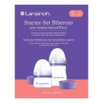 Lansinoh starter set nouveau - n� biberons 60ml, 160ml et t�tines natural wave