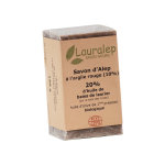 Lauralep savon d'alep bio 20% d'huile de laurier et argile rouge 150g Lauralep savon d'alep bio 20% d'huile de laurier et argile rouge 150g