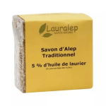Lauralep savon d'alep traditionnel 5% d'huile de laurier 180g