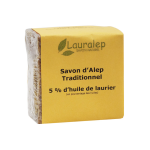 Lauralep savon d'alep traditionnel 5% d'huile de laurier 200g