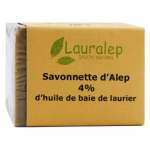 Lauralep savonnette d'alep 4% d'huile de baie de laurier 100g Lauralep savonnette d'alep 4% d'huile de baie de laurier 100g