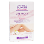 Laurence dumont haute tolérance cire froide jambes & corps 20 bandes Laurence dumont haute tolérance cire froide jambes & corps 20 bandes