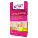 Laurence dumont institut bandes cire froide aisselles & maillot 16 units