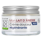 L�a nature so bio �tic mon lait d'anesse, cr�me douceur r�g�n�rante nuit 50ml