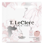 T. leclerc coffret parfum iris blanc 50ml et ceramique parfumee iris - blanc