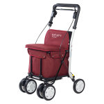 Lett 800 rollator et chariot de course rouge