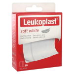 Leukoplast soft white pansement 10x8cm 10 unit�s