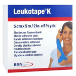 Leukotape k bande adhsive elastique 5cmx5m bleu ciel 1 unit