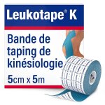 Leukotape k bande adh�sive elastique bleu 5cm x 5m