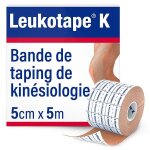 Leukotape k bande adh�sive �lastique chair 5 cm x 5 m