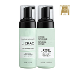 Lierac le duo mousse nettoyante lot de 2 x 150ml