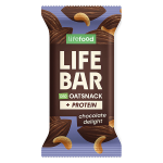 Lifefood lifebar oatsnack prot. choc. lifefoo 40 g