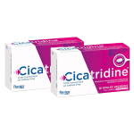 Lot de 2 - cicatridine - 10 ovules vaginaux - scheresse vaginale et favorisant la cicatrisation