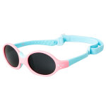 Loubsol bb fille lunettes de soleil 0 - 1 an bleu avec bandeau