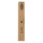 Lov'frog brosse � dent bambou charbon actif adulte motif coeur