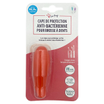 Lov'frog cape de protection pour brosse  dents rouge