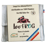 Lov'frog lingettes dmaquillantes bambou 4 units