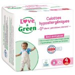 Love & green culottes apprentissage t4 (8 - 15 kg) hypoallerg�niques x 32