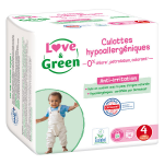 Love & green culottes apprentissage t4 (8 - 15 kg) hypoallergniques x 32