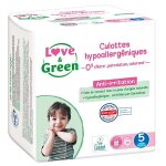 Love & green culottes apprentissage t5 (12 - 18 kg) hypoallerg�niques x 29