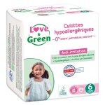 Love & green culottes apprentissage t6 (16kg et + ) hypoallerg�niques x 26