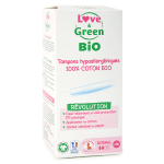 Love & green hygi�ne f�minine tampon hypoallerg�nique avec applicateur normal bio 16 unit�s