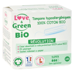 Love & green hygi�ne f�minine tampon hypoallerg�nique super bio 16 unit�s