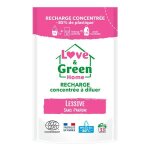 Love & green recharge concentr�e � diluer de lessive sans parfum certifi�e ecod�tergent - 500 ml
