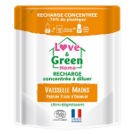 Love & green recharge liquide vaisselle fleur d'oranger certifi�e ecod�tergent