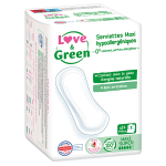 Love & green serviettes hypoallergniques maxi super 14 units