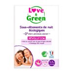 Love & green sous - v�tements de nuit �cologiques enfants 4 - 7 ans 15 unit�s