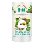 Lovea - do - soin solide - dodorant - huile de coco bio - efficacit 24h 50g