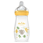 Luc et la biberon plastique jaune lphant 270ml