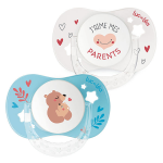 Luc et la essentiel 2 sucettes anatomiques 0 - 6 mois